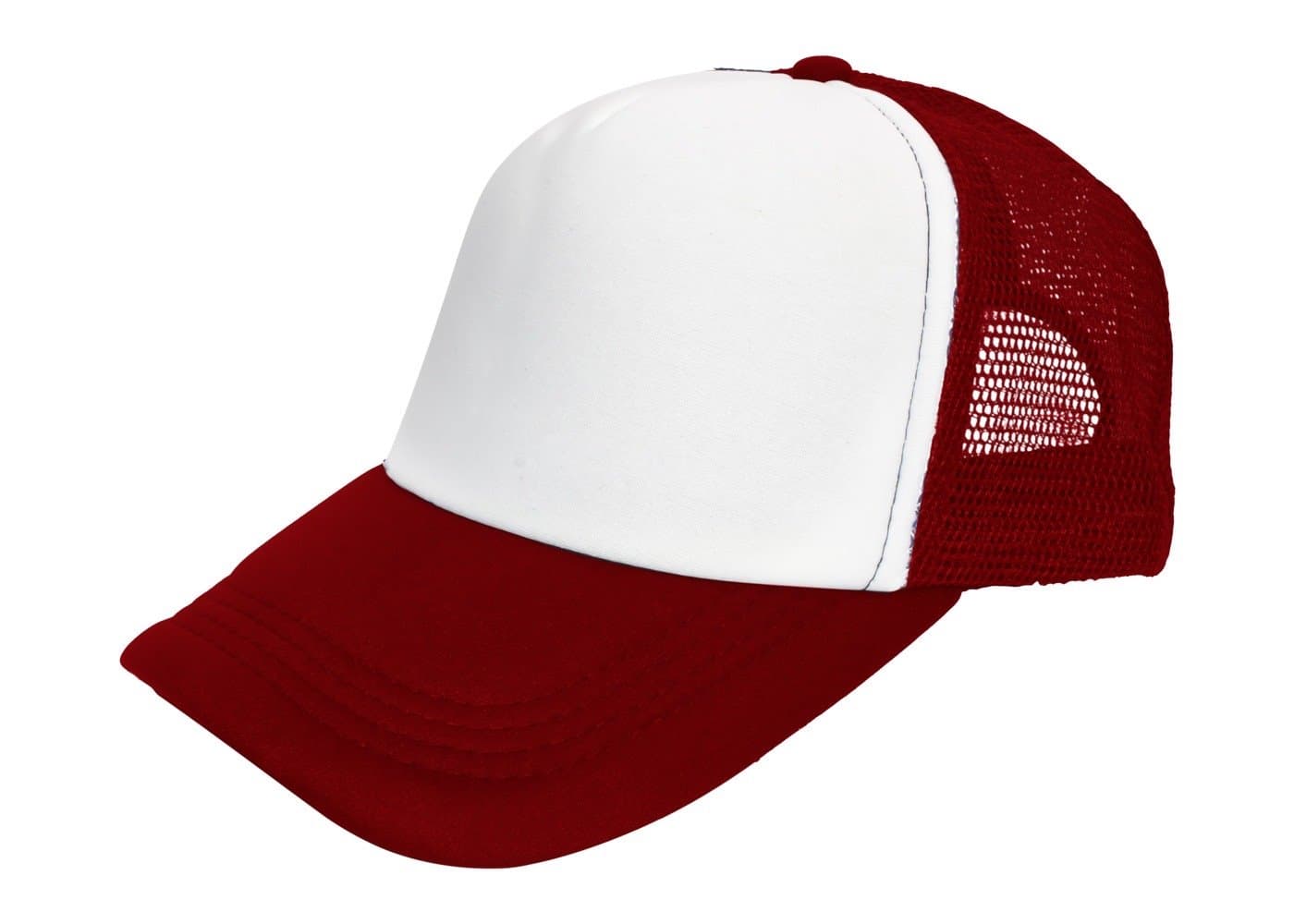 Czapka Moontex trucker 5P Burgundy/White